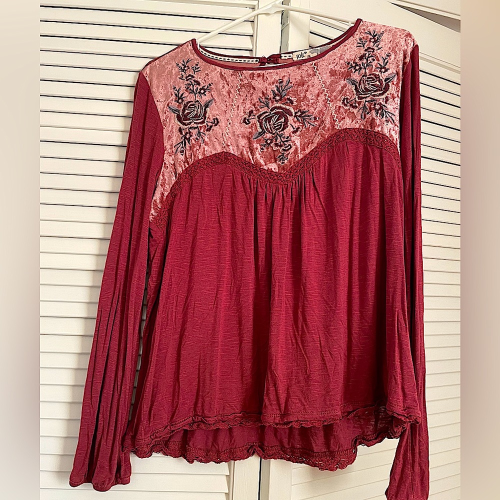Jolt Women’s top, maroon X-Large